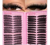 544 pezzi ciglie individuali a D-Curl da 8-16mm, aspetto naturale super denso e soffice, simmetrico, kit di estensioni ciglie riutilizzabili, adatto per uso domestico, uscite, vita quotidiana, matrimo