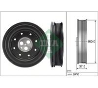 544013410 Puleggia cinghia, Albero a gomiti Schaeffler Ina