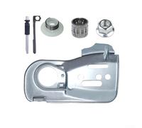544094001 Kit pompa olio motosega motosega Husqvarnas con piastra barra guida, albero pompa olio, ingranaggio a vite senza fine, dado barra, tubo dell'olio, cuscinetto ad aghi