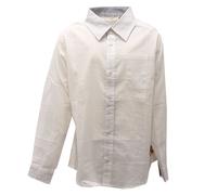 5442AE camicia bimbo boy HITCH-HIKER off white cotton shirt kids
