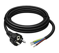 54597 Cavo 3G1mm² CEE 7/7 (E/F) Spina, Tubi PVC 1,8m 230V QOLTEC