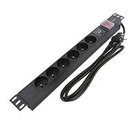54600 Presa elettrica: presa di sicurezza: 6 250VAC 16A nero QOLTEC