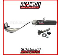 54604HF+54606HF MARMITTA GIANNELLI YAMAHA DT 125 R / X 2004-2006 CARBONIO