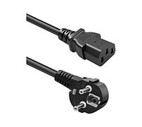 54622 Cavo 3G1mm² PVC 2,5m con messa a terra nero 230V Filo: Cu QOLTEC