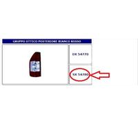 54780 FANALE POSTERIORE SX S/PORTALAMPADA MERCEDES SPRINTER 02-06
