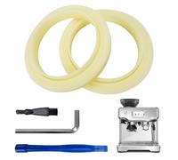 54mm Guarnizione per Macchina da Caffè in Silicone 2 Pezzi Macchina Espresso O-Ring (5cm ID, 6,5 centimetri OD) Compatibile con Breville Sage 860/810/840/870/875/878