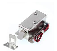 54mm Small Electric Lock DC 12V24V Electronic Lock Mini Electric Bolt Lock Electronic Door Lock Access Control Lock Drawer Lock(DC24V 1.2A 01)