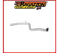 55.0048.00#1 PEUGEOT 206 CC TUBO CENTRALE GR. N SENZA SILENZIATORE INOX Ragazzo