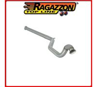 55.0065.00#1 PEUGEOT 206 TUBO CENTRALE GR. N SENZA SILENZIATORE INOX Ragazzon