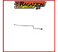Peugeot Tubo sostituzione catalizzatore Gr. N + Tubo centrale Gr. N senza