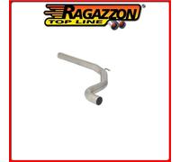 Opel Tubo centrale Gr. N senza silenziatore inox