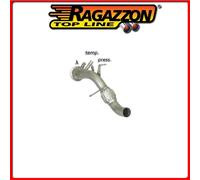 55.0186.00#2 BMW SERIE3 E90 TUBO SOSTITUZIONE CATALIZZATORE E FILTRO ANTIPARTICO