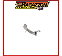 Tubo sostituzione catalizzatore Gr. N inox mot.ASB (2967cc) Richiede rimappat