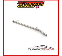 55.0410.00#1 RENAULT CLIO II TUBO CENTRALE GR.N SENZA SILENZIATORE INOX Ragazzon