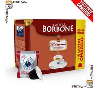 330 no 300 Capsule Caffè Borbone Respresso Red Rossa compatibili Nespresso