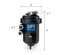 55.127.00 Filtro carburante Ufi
