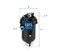 UFI 55.143.00 Filtro carburante