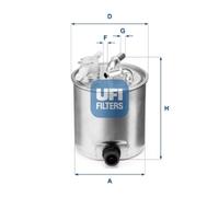 Filtro carburante UFI 55.392.00