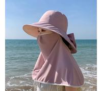 55-60cm Tutto Intorno Sole Protezione Con Traspirante Viso Cover Viaggio Estate