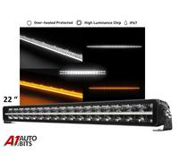 55.9cm Barra Luce LED Bianco / Ambra Strobo & di Posizione Camion Atv SUV e-Mark