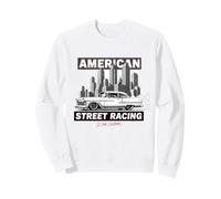 55 American Street Racing Car Design per Gli Appassionati di Auto Felpa