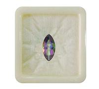 55 carati,Quarzo mistico da pietra preziosa sciolta, forma marquise, segno zodiacale del Leone, astrologia, Singh Rashi Upratan, pietra portafortuna di aprile, creazione di gioielli in 9 carati