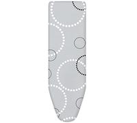 55 cm x 148 cm - Copritavolo da stiro elastico, rivestimento per asse da stiro a montaggio rapido (grigio chiaro)