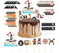55 decorazioni per torte pirati