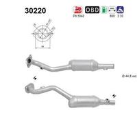 55 KW 75 CV CATALIZZATORE PER Dacia Sandero 1.2 16V