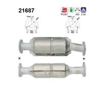 55 KW 75 CV CATALIZZATORE PER Opel Kadett E SW T85 1.6i Cat