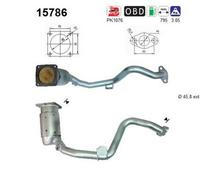 55 KW 75 CV CATALIZZATORE PER Peugeot 306 2 Vol/ 7A, 7C, N3, N5 1.4