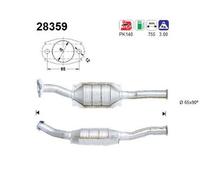 55 KW 75 CV CATALIZZATORE PER Peugeot 306 2 Vol/ 7A, 7C, N3, N5 1.4