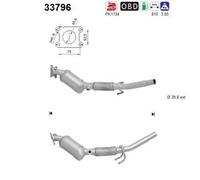 Catalizzatore Euro 5/Euro 6 33796 AS