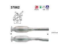 55 KW 75 CV CATALIZZATORE PER Seat Toledo II 1M2 1.4 16V