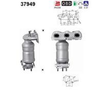 55 KW 75 CV CATALIZZATORE PER Skoda Rapid Spaceback NH1 1.2