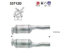 55 KW 75 CV CATALIZZATORE PER VW Golf III 1H1 1.9 TD,GTD