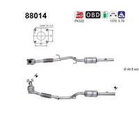 55 KW 75 CV CATALIZZATORE PER VW Polo 9N, 9A 1.4 16V