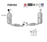 70 KW 95 CV FAP PER Ford Transit Courier B460 MPV/Space Wagon 1.6 TdCi