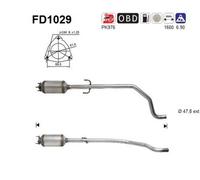 Filtro Antiparticolato Nuovo Opel Corsa d (s07) 1.3 cdti 66 kw