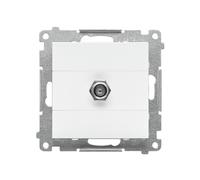 55 MODULO BIANCO OPACO PRESA 1X TIPO F PER TASF1.01/111 INCASSO