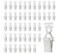 55 mollette per tende, mollette con ruote, staffe per tende a rullo