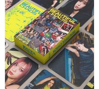 55 pezzi/1 set Fotocard K POP KATSEYE, Merchandise BEAUTIFUL CHAOS, Fotocard TOWER Crossborder, Daniel Katseyephotocard, Buste per Fotocard Tipo A,Tipo BCarta tessile