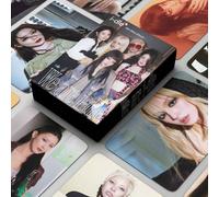 55 pezzi del nuovo album "We Are", confezione regalo di supporto per i fan da collezione fronte-retro, regalo per i fan del K-pop, adesivi per segnalibri per album, Idle, regalo di merchandising per f