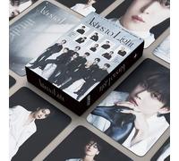55 pezzi Set di carte fotografiche - 2° album completo giapponese Ashes To Light LOMO Cards, mini carte da collezione a colori HD stampate, articoli di supporto per fan di Hongjoong Seonghwa Yunho Yeo