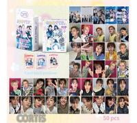 55 pezzi Set di Photocard CORTI S - James Zhao Yufan, Juhoon Kim, Seonghyeon Yum, Keonho - Dal 1° Mini Album "COLOR OUTSIDE THE LINES" con la hit "Go" - Carte LOMO Kpop, regalo per fan, collezione e d
