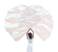 55" Praise Dance Worship Flags with Rod Semicircle for Outdoor Practice