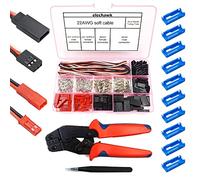 55 Set Servo Spina Maschio Femmina Connettore Crimp Pin Cavo Kit con Strumento di Crimpatura Compatibile JST SYP Futaba per Hitec Spektrum RC