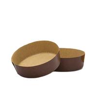 55 Stampi in carta rotondi bassi per cottura 1Kg Ø21 x h 7 cm