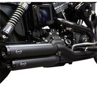 550-0725 SILENZIATORI SLIP-ON GRAND NATIONAL HARLEY FXDF 1690 DYNA FAT BOB 2013