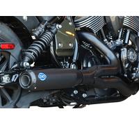 550-1118 EXHAUST 2-1 QUALIFIER RACE - CHIEF BLACK 116 ABS BOBBER DARK HORSE 2025